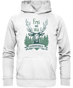 Frei und Wild im Schwarzwald  - Basic Unisex Hoodie