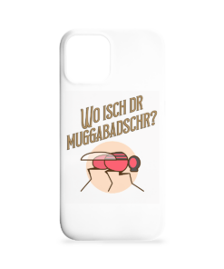 Wo isch dr Muggabadschr? - Iphone 12 / 12 Pro Handyhülle