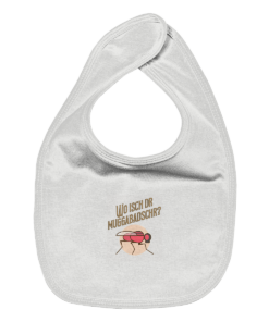Wo isch dr Muggabadschr? - Organic Baby-Lätzchen