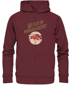 Wo isch dr Muggabadschr? - Organic Zipper