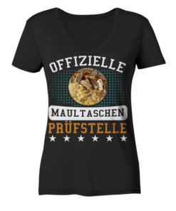 Offizielle Maultaschen Prüfstelle - Ladies V-Neck Shirt