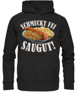 Linsen, Spätzle ond Saitenwürstle - Kinder Hoodie